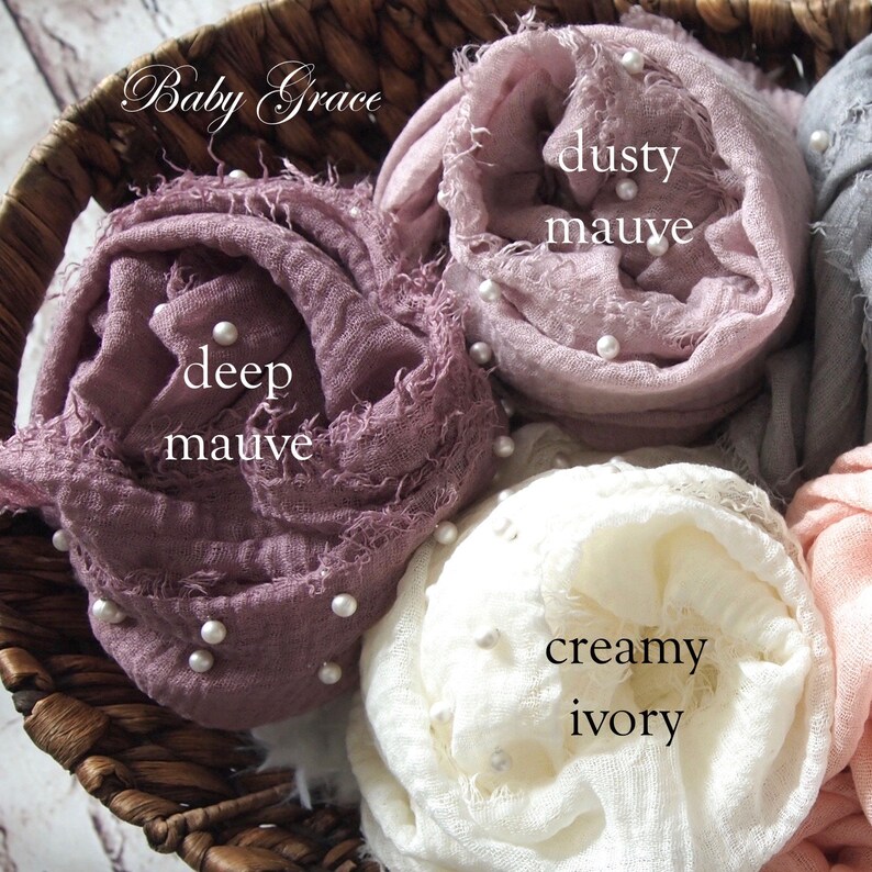 Newborn Photo Wrap Baby Shower Gift Newborn Gauze Wrap Baby Etsy