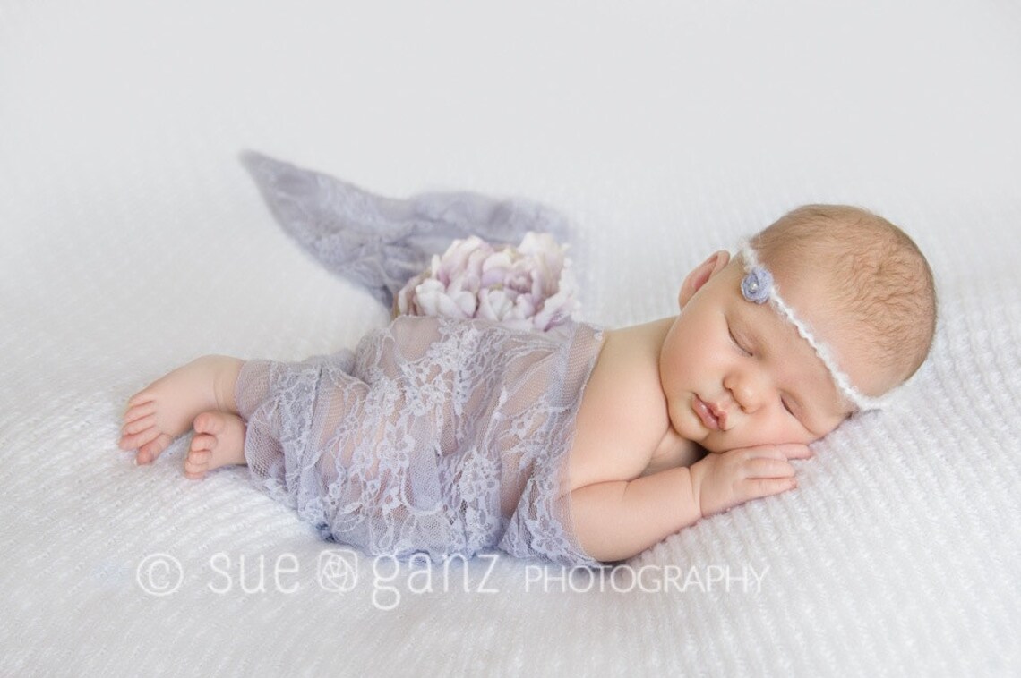 Stretch Lace Wrap Newborn Photo Prop Baby Girl Stretch Wrap Etsy