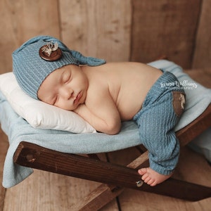 Newborn Boy Photo Outfit, Newborn Photo Prop, Boy Newborn Hat, Photo Outfit,Newborn Sleepy Hat, Newborn Boy, Photography Prop, Newborn Props