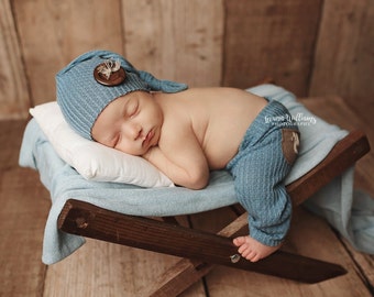 Newborn Boy Photo Outfit, Newborn Photo Prop, Boy Newborn Hat, Photo Outfit,Newborn Sleepy Hat, Newborn Boy, Photography Prop, Newborn Props