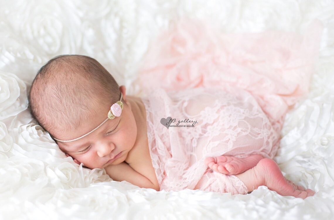 Stretch Lace Wrap Newborn Photo Prop Baby Girl Stretch Wrap Etsy