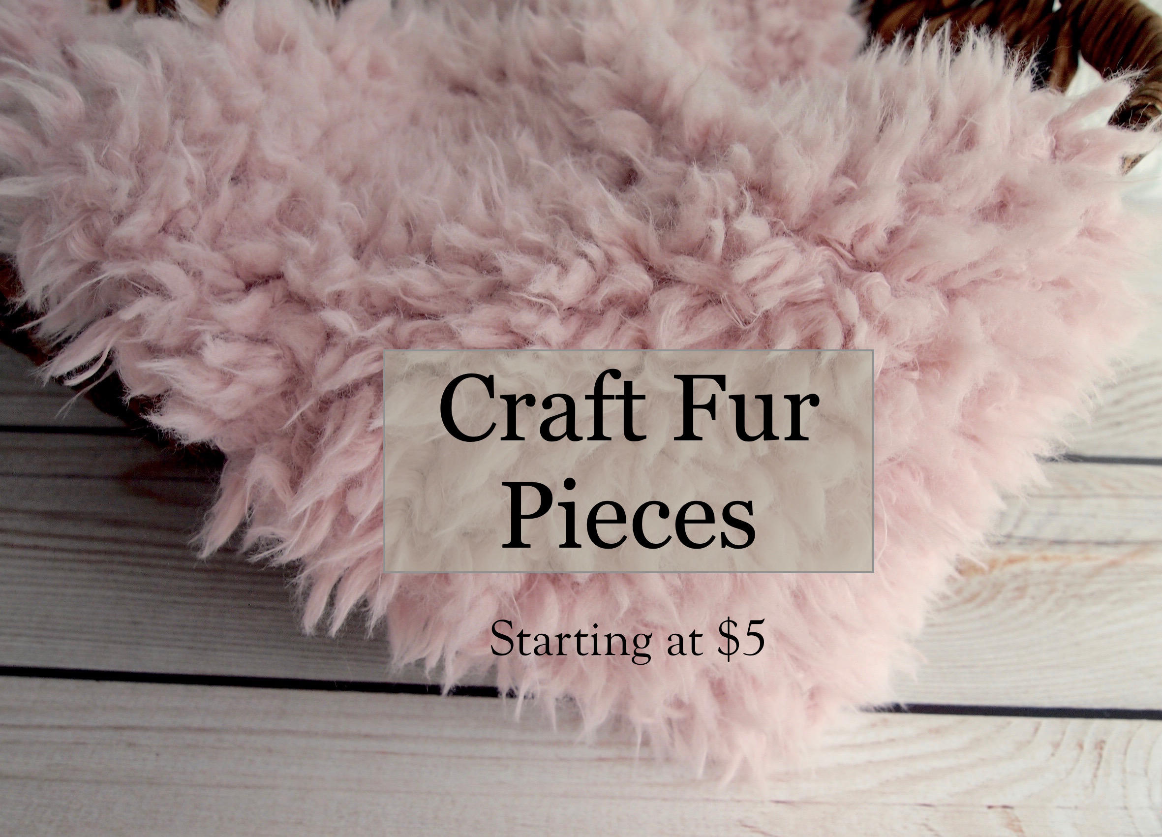 CRAFT FUR Supply Faux Fur Fabric Dusty Pink Craft Fur Trim Etsy