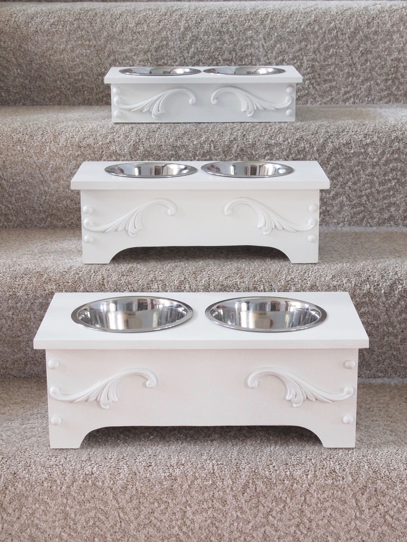 Dog Bowl Stand Elevated Dog Bowl Pet Feeding Station Pet Etsy