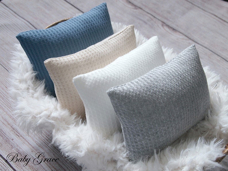 Newborn Pillow, Newborn Photography Pillow, Textured Pillow, Newborn Pillow Prop, Photo Shoot,Newborn Photo Prop,Newborn Photography,Newborn image 1