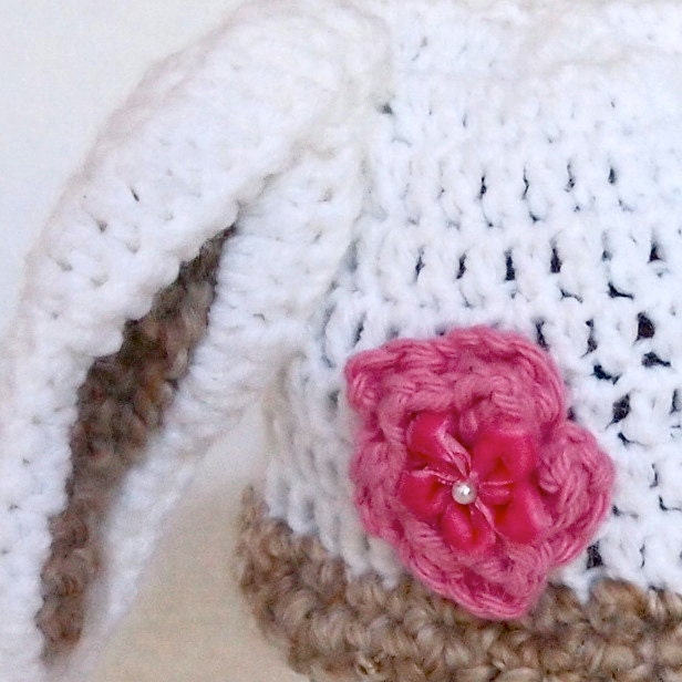 Easter Bunny Hat Baby Crochet Pattern Bunny Hat Pattern Etsy