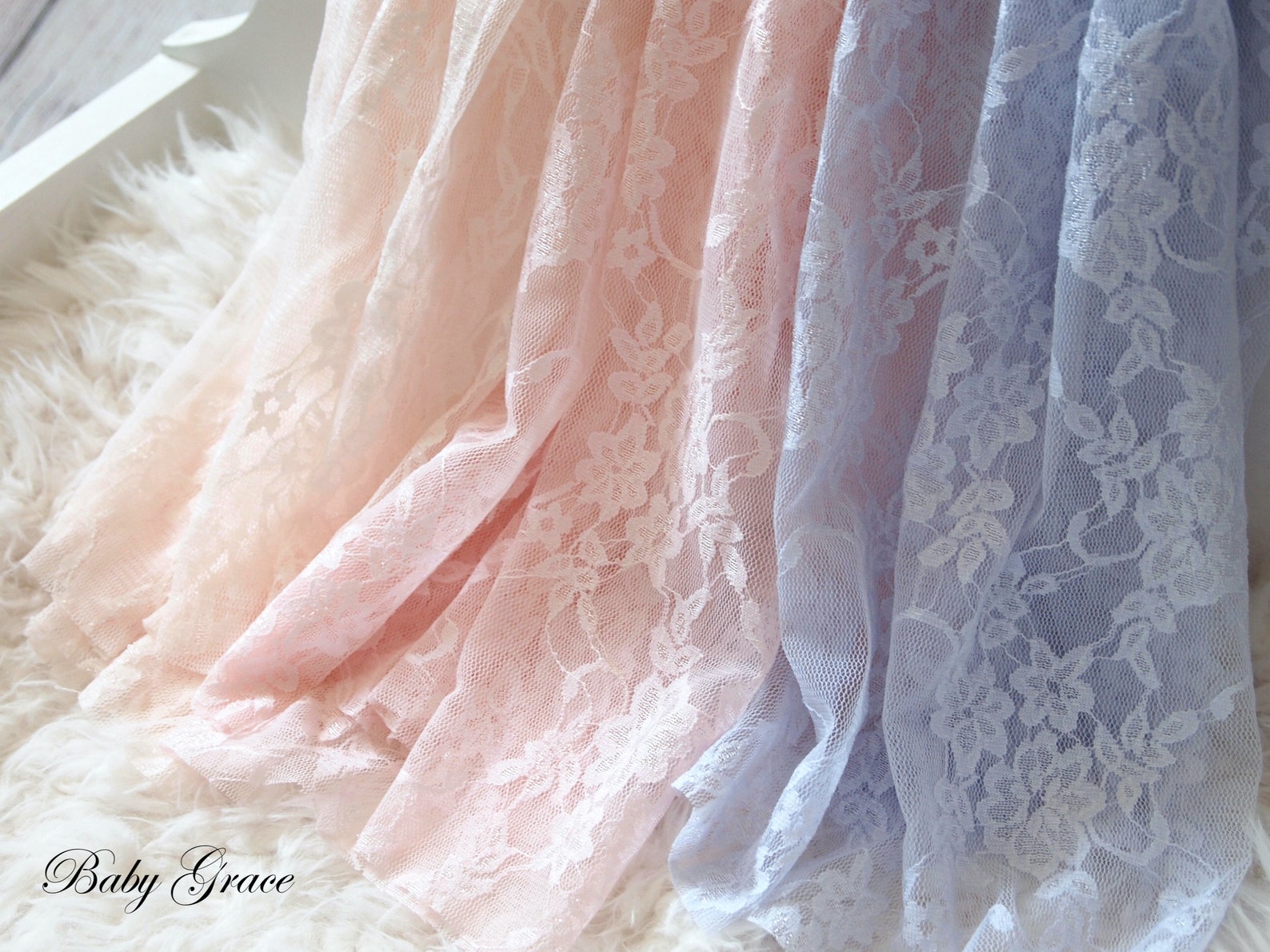 Stretch Lace Wrap Newborn Photo Prop Baby Girl Stretch Wrap Etsy