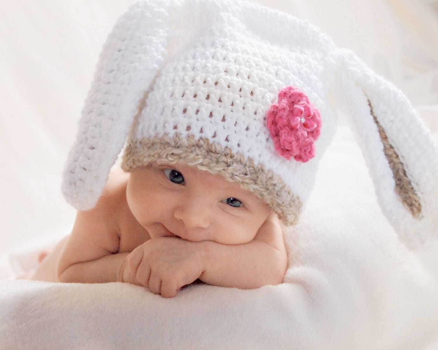 Easter Bunny Hat Baby Crochet Pattern Bunny Hat Pattern Etsy