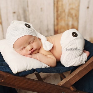 Newborn Boy Photo Outfit, Newborn Props, Newborn Photography Outfit, Newborn Sleepy Hat, Newborn Boy Photography Props, Newborn Photo Prop image 1