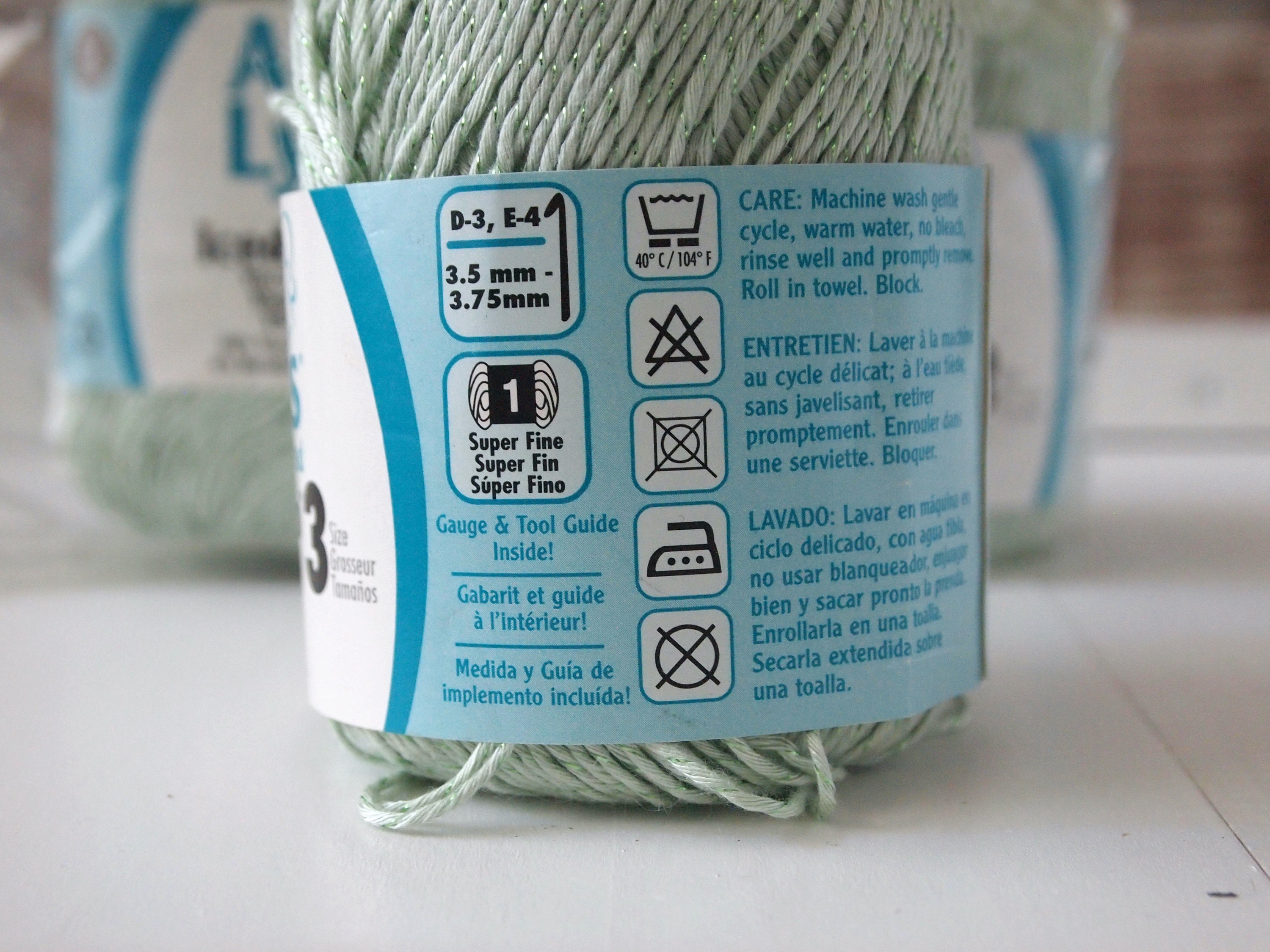 Aunt Lydias Iced Bamboo Yarn, 4 Colors Available, RARE FIND