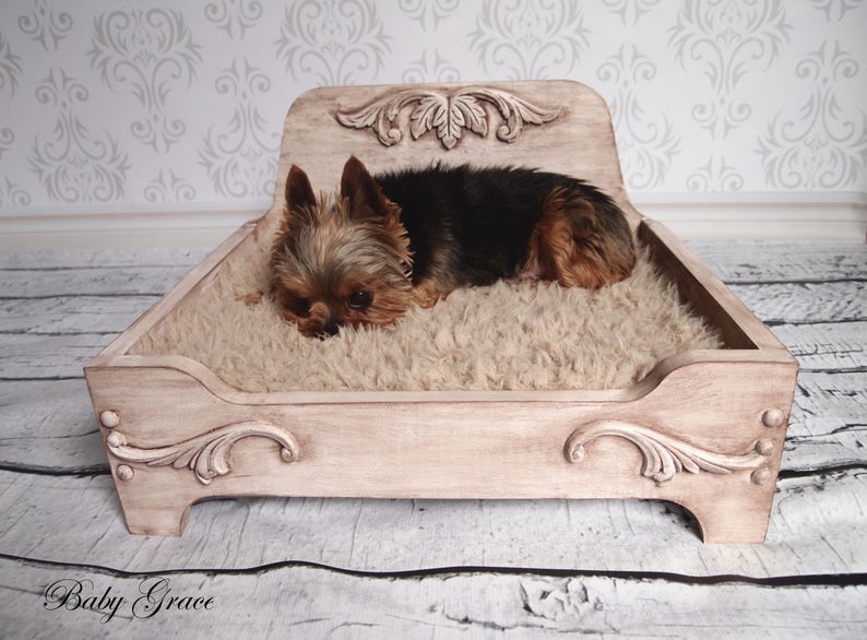 Extra Small Wood Dog Bed Wooden Dog Bed Pet Bed Dog Etsy