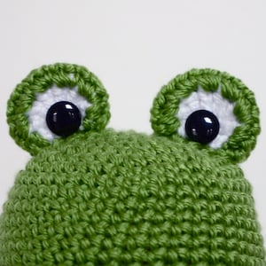 Crochet Frog Beanie Pattern: DIY Newborn Halloween Costume (PDF Pattern) image 8