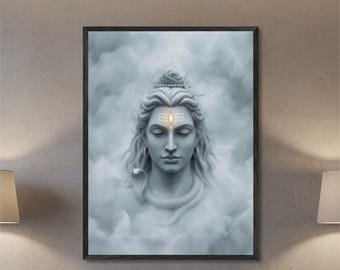 Lord Shiva Poster | Mystical Hindu Wall Art