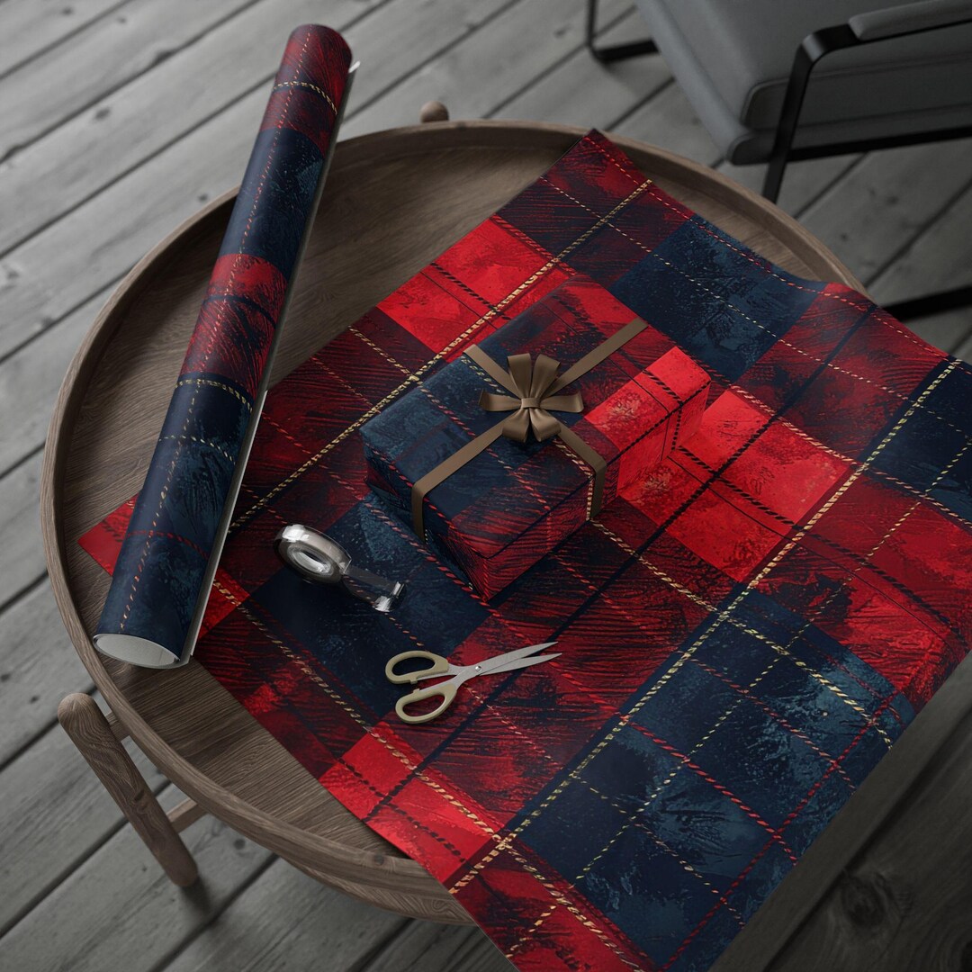 Buffalo Plaid Wrapping Papernull