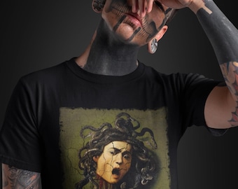 Medusa-T-shirt, gorgon, Griekse mythologie, uniseks T-shirt