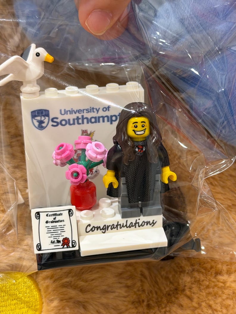 Graduation Minifigure for University of Southampton, Building Block ...