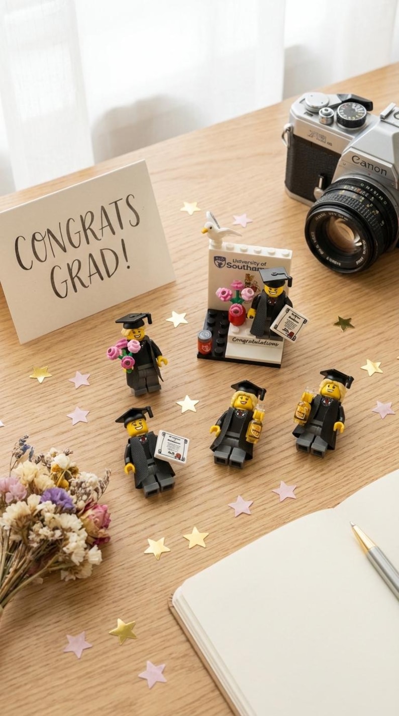 Graduation Minifigure for University of Southampton, Building Block ...