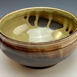 symmetrical green BOWL | ceramic rustic centerpiece, fruit bowl, coffee table bowl, asymmetrical eco green glaze, wildwoods collection