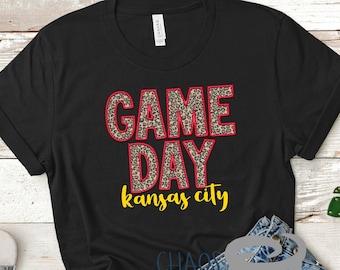 Game Day Kansas City Faux Embroidery