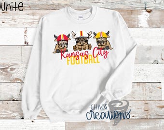 Highland Cow Kansas City Football