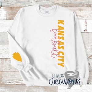 Kansas City Football White Crewneck