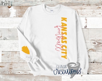 Kansas City Football White Crewneck
