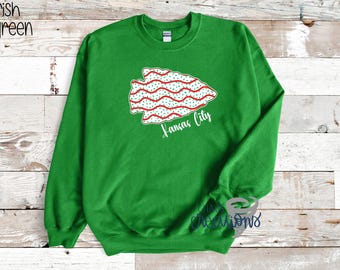 Kansas City Christmas Cake Crewneck