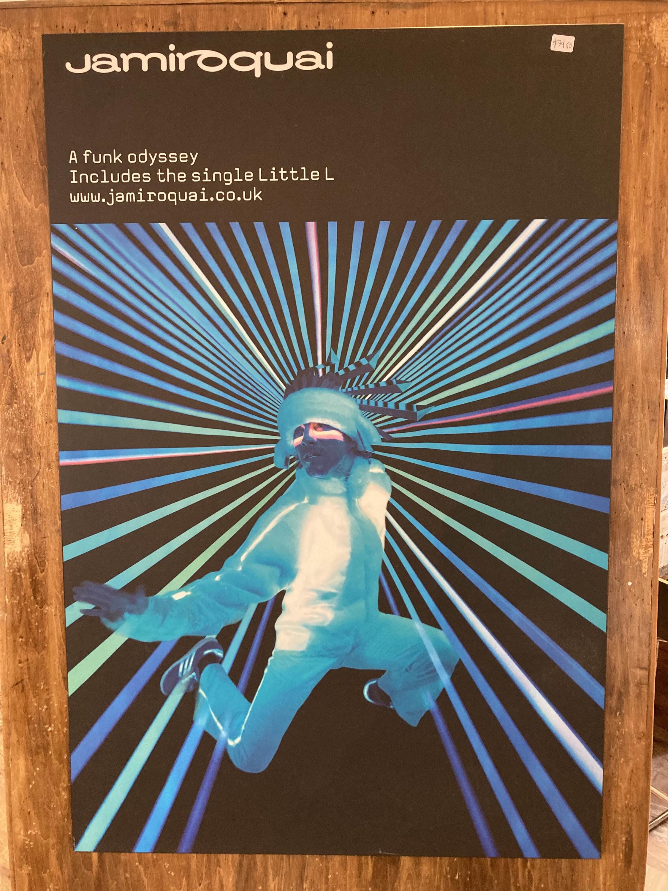 ジャミロクワイ　ポスター Jamiroquai poster - Etsy 日本