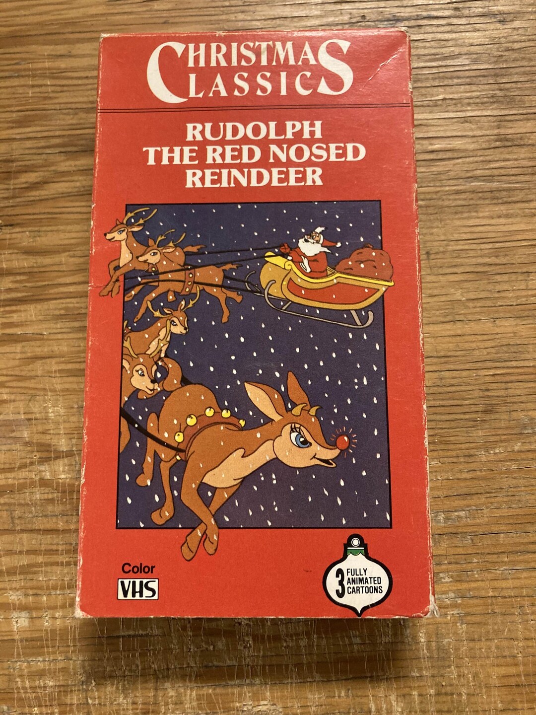 VHS : Christmas Classics - Rudolph the Red Nosed Reindeer - Etsy