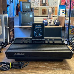 CONSOLE : Atari 2600 - Asteroids Bundle | 100% Authentic | Includes 2 x controllers + Asteroids | Works perfectly