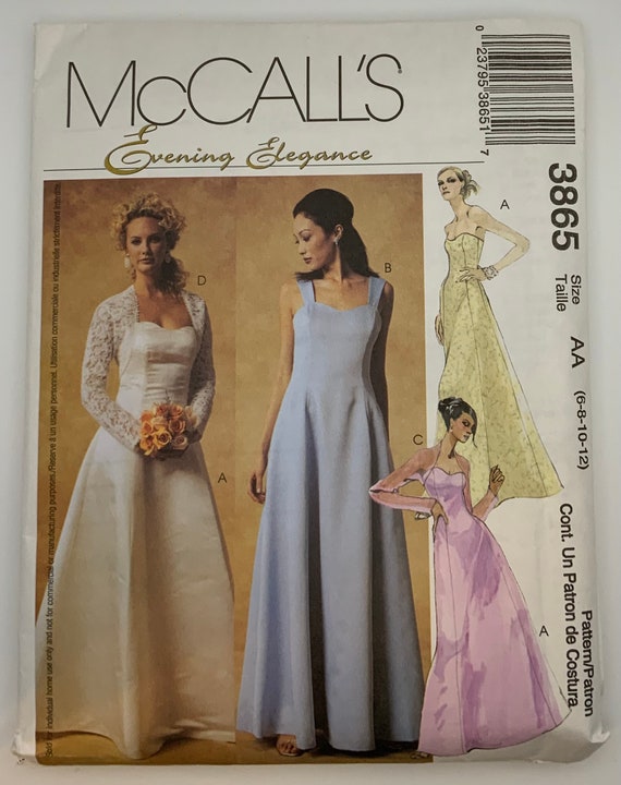 Mccalls Evening Elegance Evening Gown 
