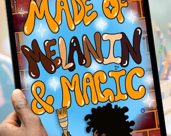 Made of Melanin & Magic Digital Coloring Book