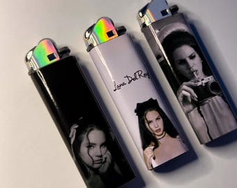 Coquette Lighter Set | Black & White Lighters | Sad Girl Vintage | Lipstick | Stocking Stuffer