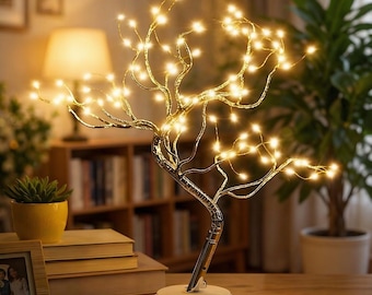 DIY Fairy Light Spirit Tree Lamp – Remote Control, USB or Battery Powered