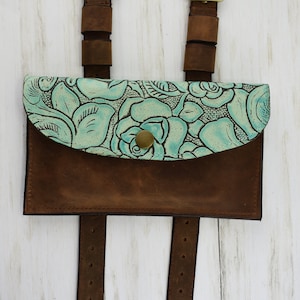 Leather Cell Phone Case for Western Saddle