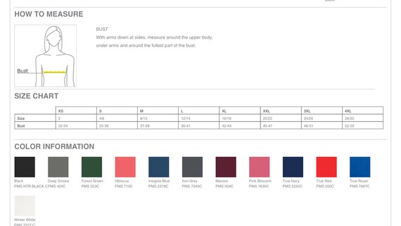 Port Authority Sizing Chart Women S