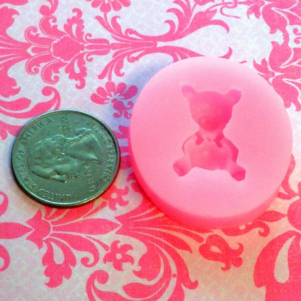 Tiny Teddy Bear silicone mold