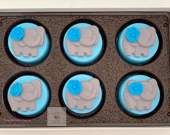Baby elephant chocolate covered Oreos