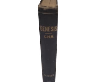 Genesis C H M Commentary Fleming H Revell Book Bible 1911 HB