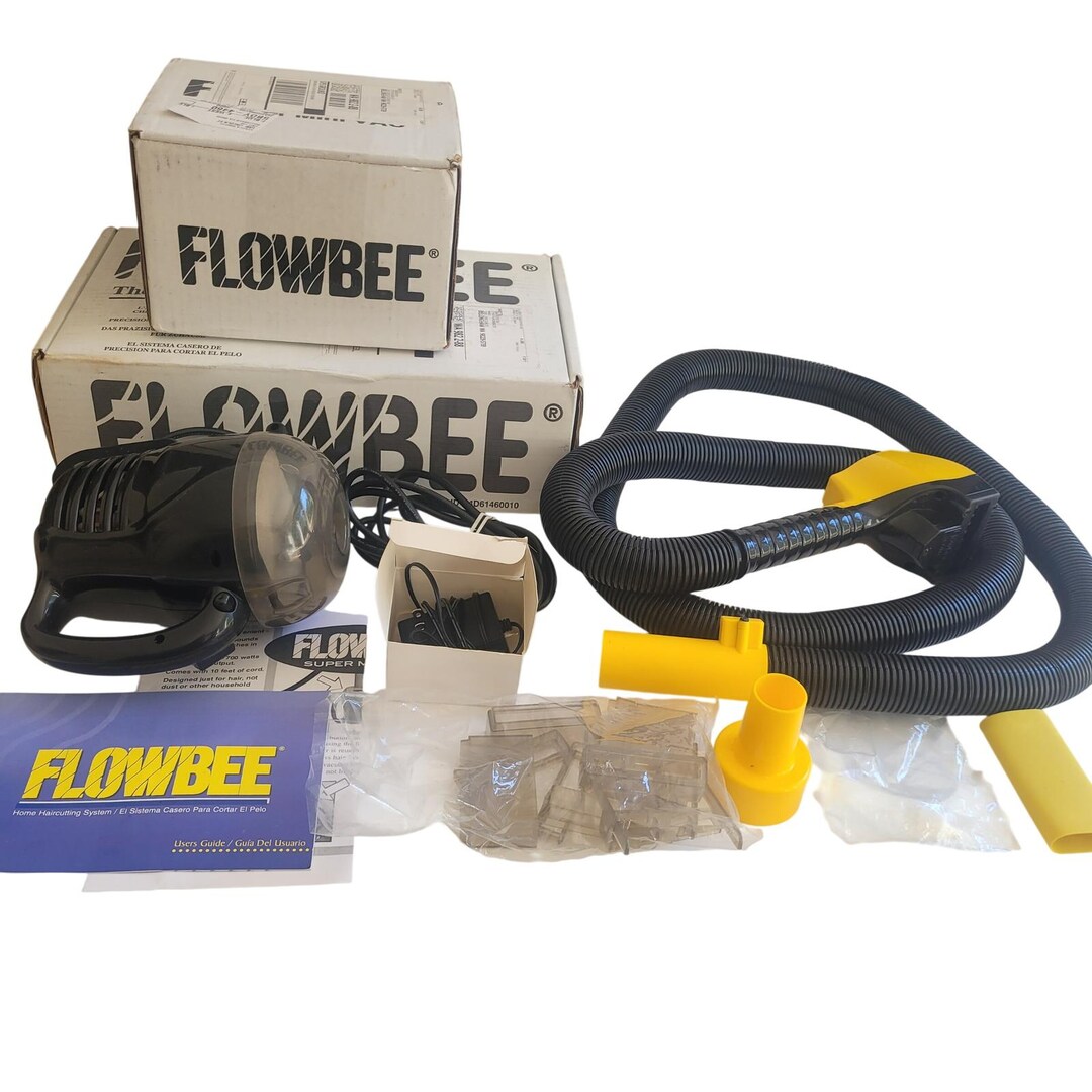 Flowbee Home Haircutting System With Super Mini-vac Vacuum and Spacers ...
