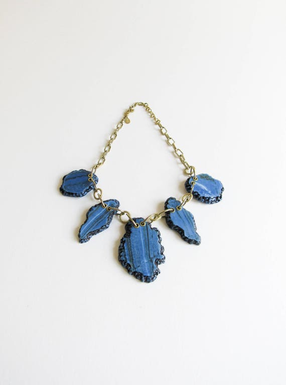 Joan Rivers Vintage Necklace with Faux Turquoise … - image 3