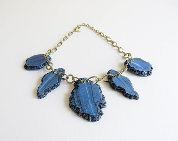 Joan Rivers Vintage Necklace with Faux Turquoise … - image 8