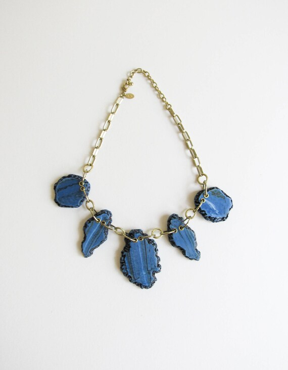 Joan Rivers Vintage Necklace with Faux Turquoise … - image 7