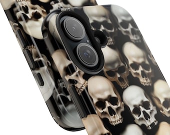 Skull Rock Rebel Phone Case | Heavy Metal Goth Tough Case