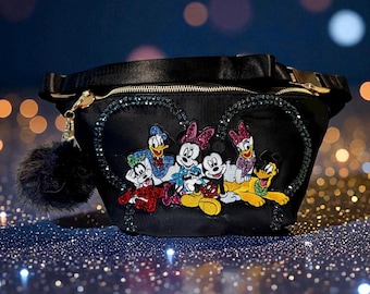 Bolso bandolera Mickey & Friends con cristales Swarovski