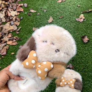 Plush Dog Slippers - Women&#39;s Cozy Faux Fur House Shoes