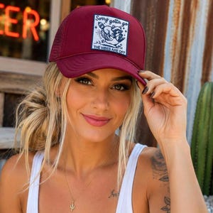 Sorry Gotta Go The Vibes Are Off Trucker Hat • Raccoon Patch Hat • Retro Animal Hat