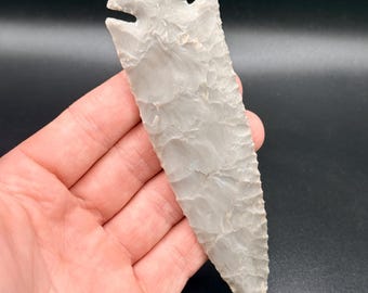 5 1/2 Schwalbenschwanz Pfeilspitze aus Novaculite Feuerstein