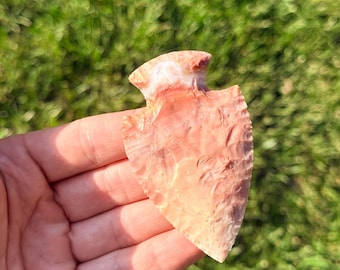 3 1/2” Hopewell Arrowhead made out of Flint Ridge Flint from Ohio