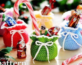 Crochet Pattern - Mini Crochet Pouches (Pattern No. 062) - INSTANT DIGITAL DOWNLOAD