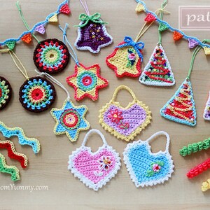 Crochet Patterns - Big Crochet Christmas Party (Pattern No. 006) - INSTANT DIGITAL DOWNLOAD